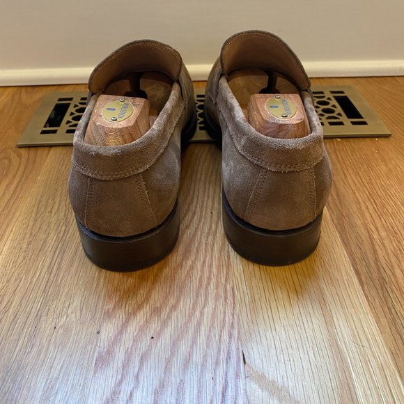 Sid Mashburn Italian Penny Loafer - Tobacco Suede main image 4